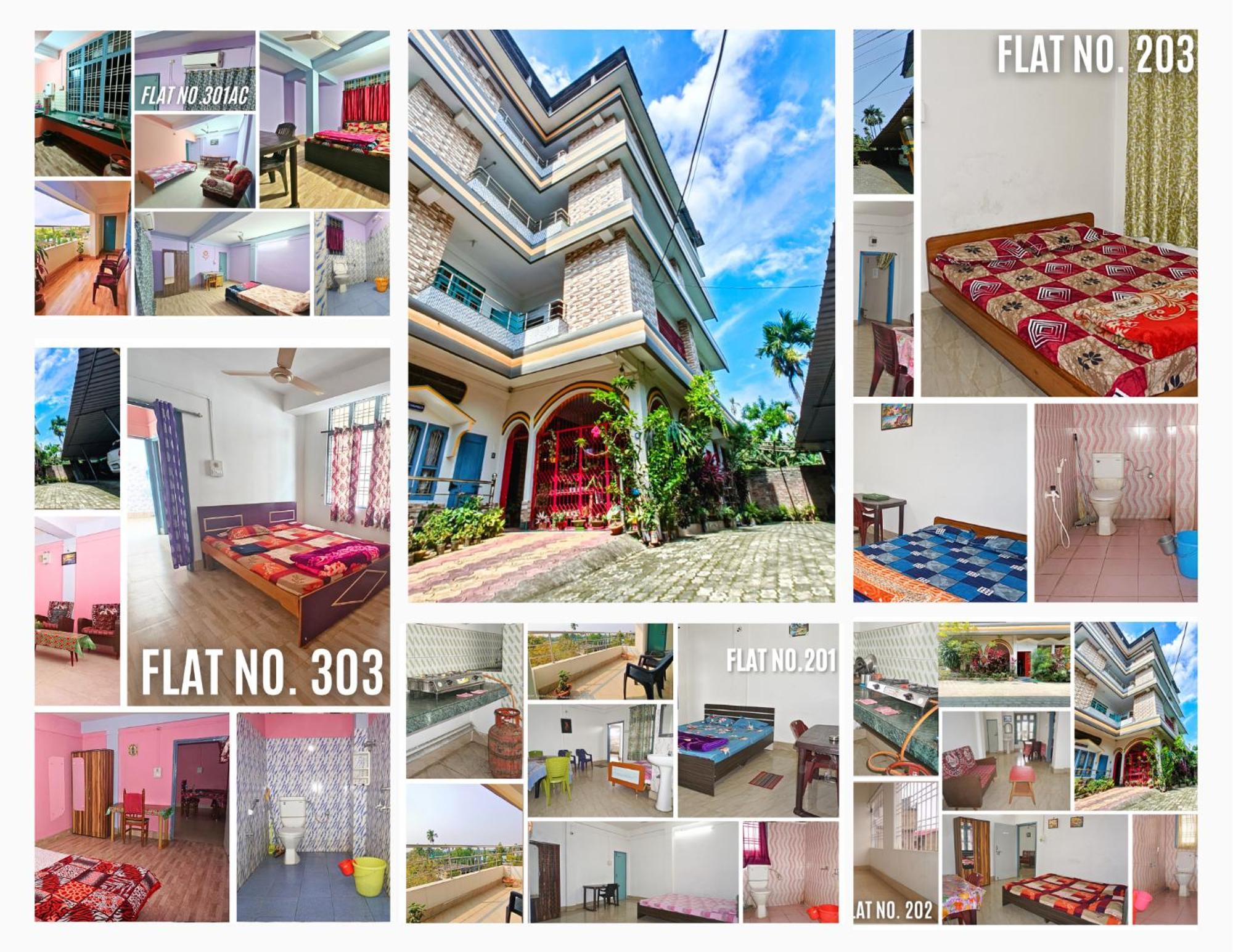 Taj Residency Holiday Homestay -Entire 1Bhk & 2Bhk Private Apartments -Call 767Ooo54Oo Jorhāt Extérieur photo